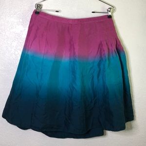 Purple and blue gradient women's skirt